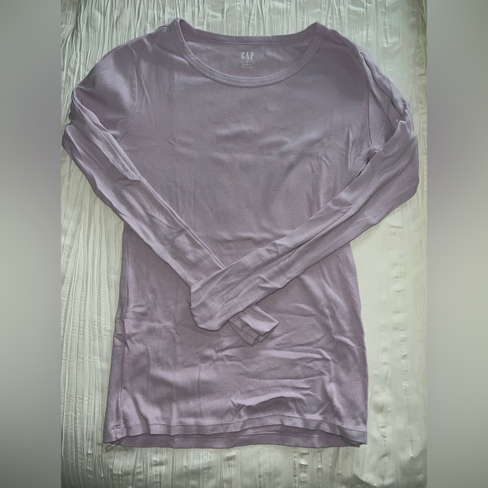 GAP Factory Lavender Long Sleeve Tee